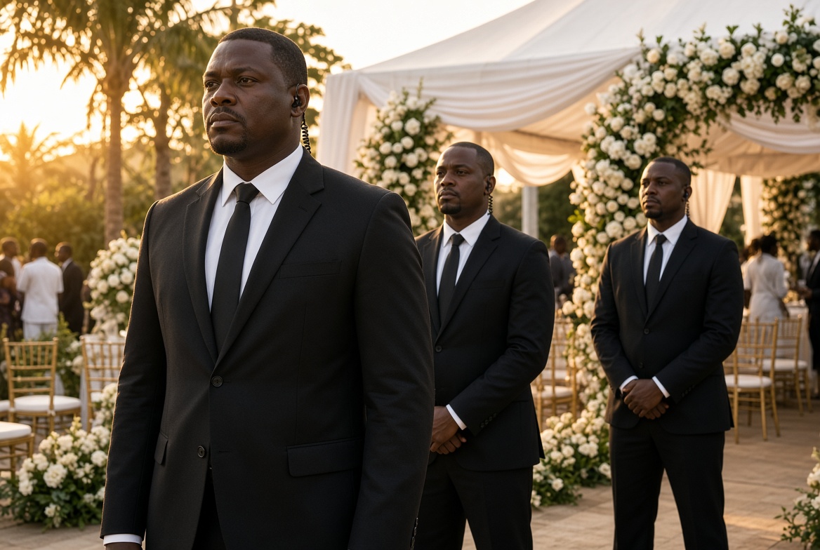 Eagle Eye bouncers securing a wedding ceremony
